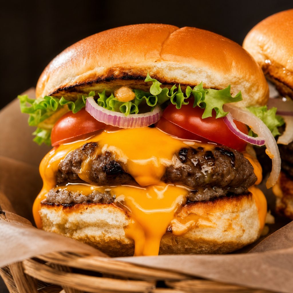 TRADITIONAL BURGER By itself.