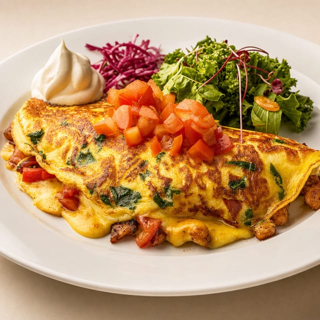 Mexican Omelette.