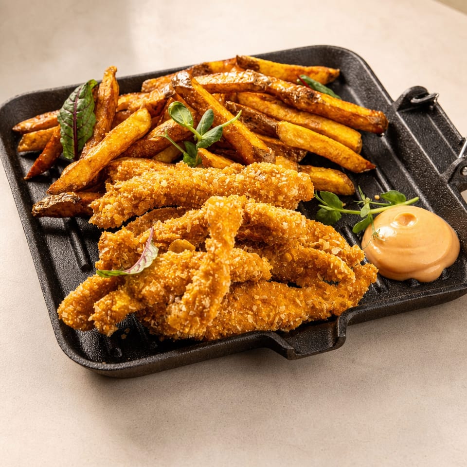 4 Tenders. & Fries.