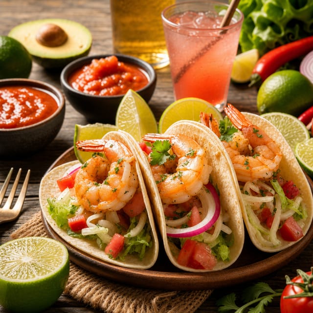 Seafood Tacos (2) Fish Or Shrimp.